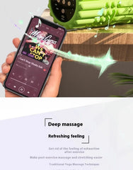 Rodillo vibratorio con altavoz fitness inteligente para yoga