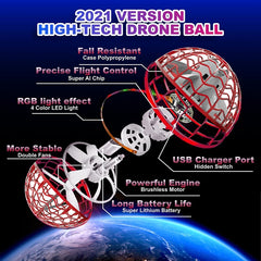 Esfera voladora inteligente con sensor de movimiento