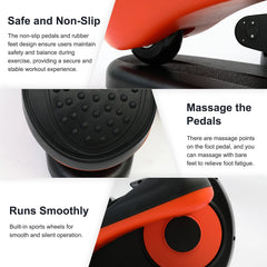 🚴 Mini Elíptica Eléctrica de Escritorio con Pedales y Control Remoto