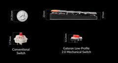 Teclado Mecánico Inalámbrico Gateron K17 Max RGB ANSI