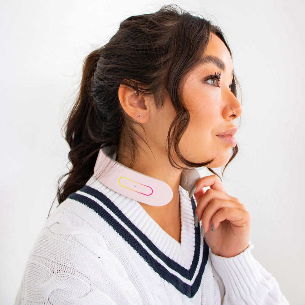 Masajeador cervical inteligente con calor y terapia de impulsos