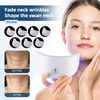Wireless LED beauty device for neck care