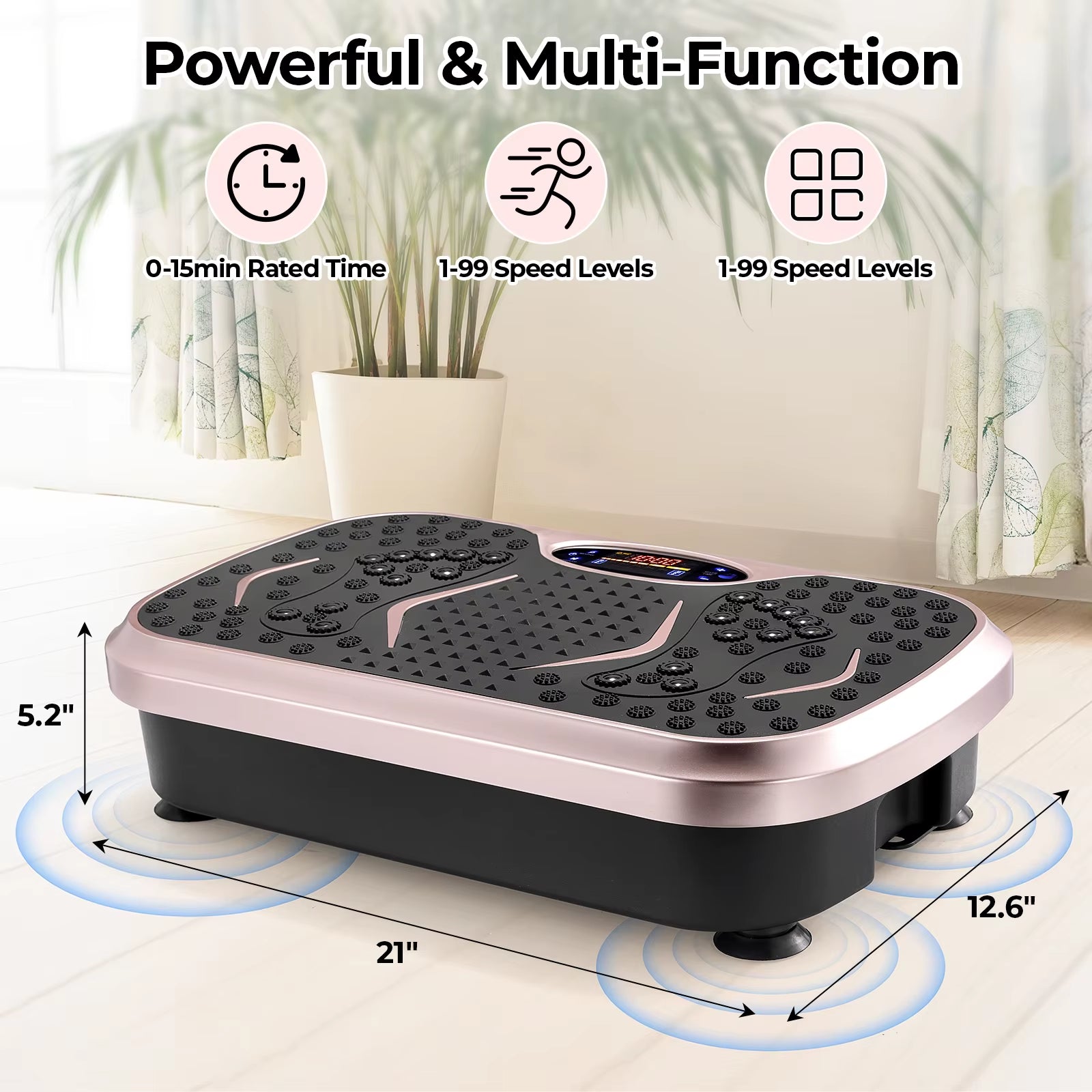 Plataforma Vibratoria Fitness para Drenaje Linfático 💪