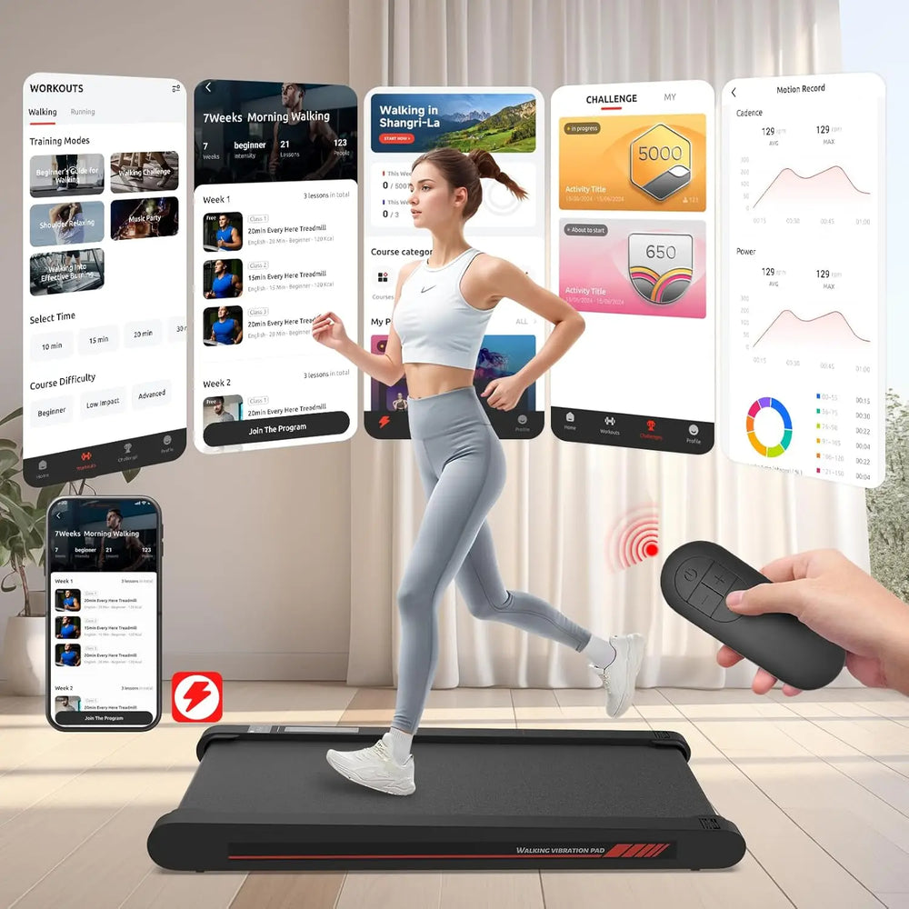 🏃‍♀️ Cinta de Andar 4 en 1 con Plataforma Vibratoria