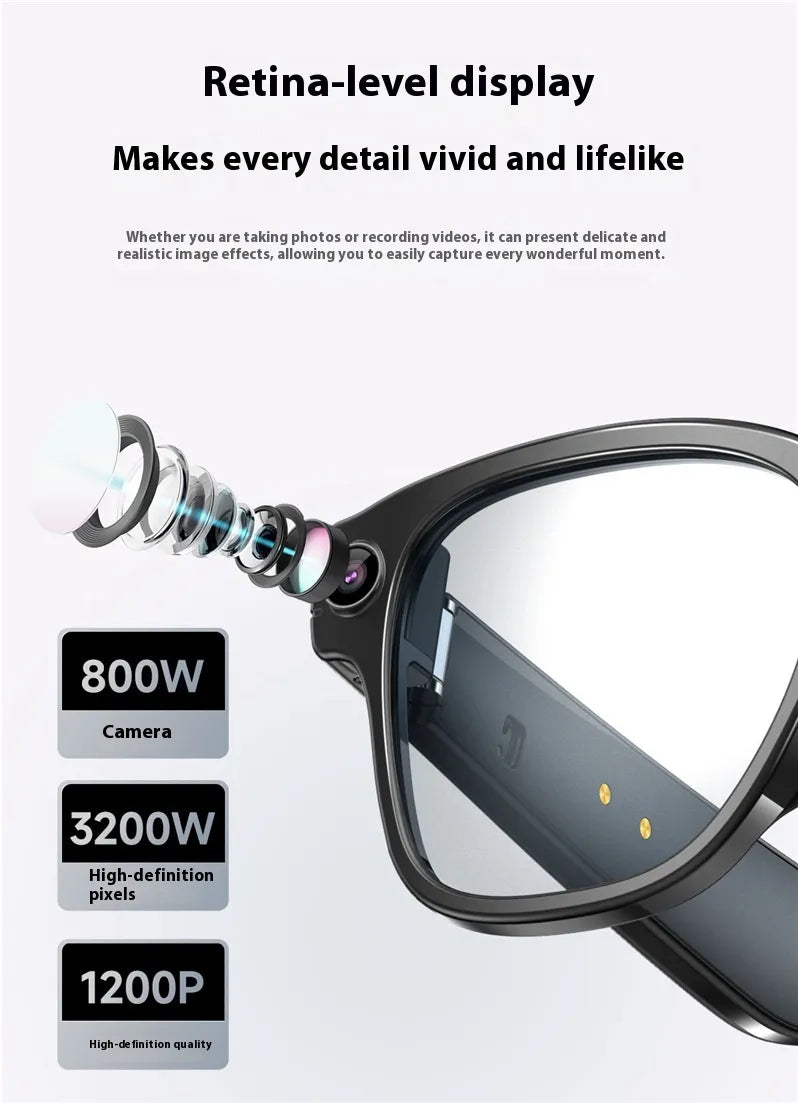 Gafas inteligentes con audio y cámara AI Hyundai L801