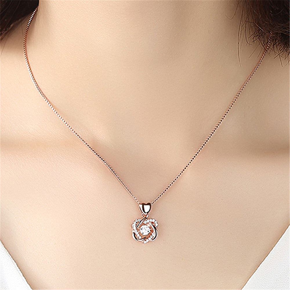 Caja Rosa Metálica para Joyería con Diseño Elegante