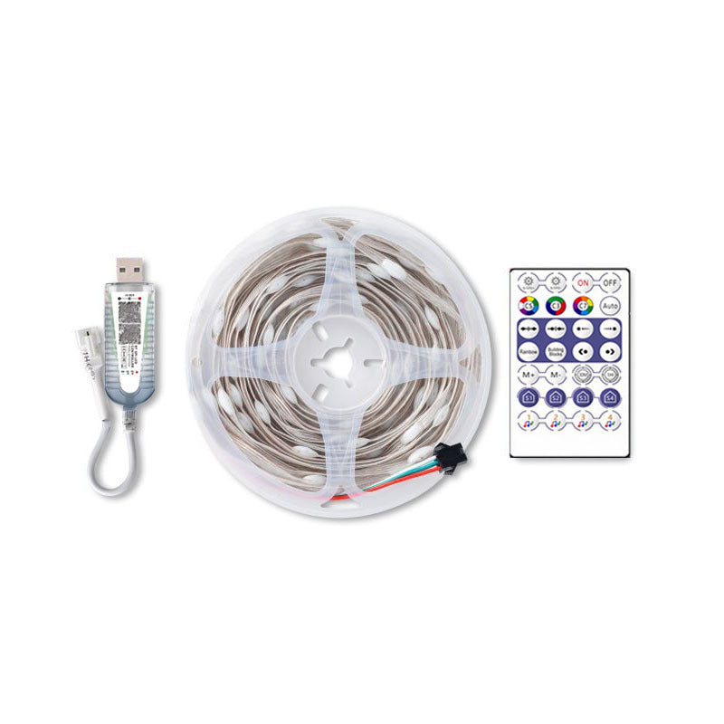 Luces RGB Navideñas con Control Bluetooth y Mando