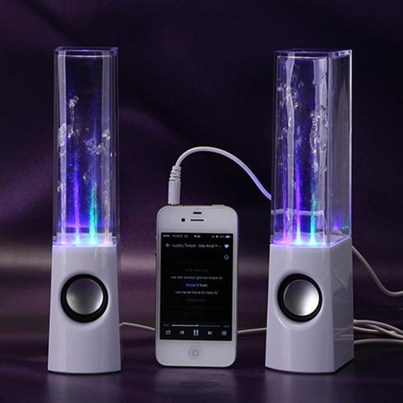 Altavoz LED con Fuente de Agua y Sonido 3D para Ordenador