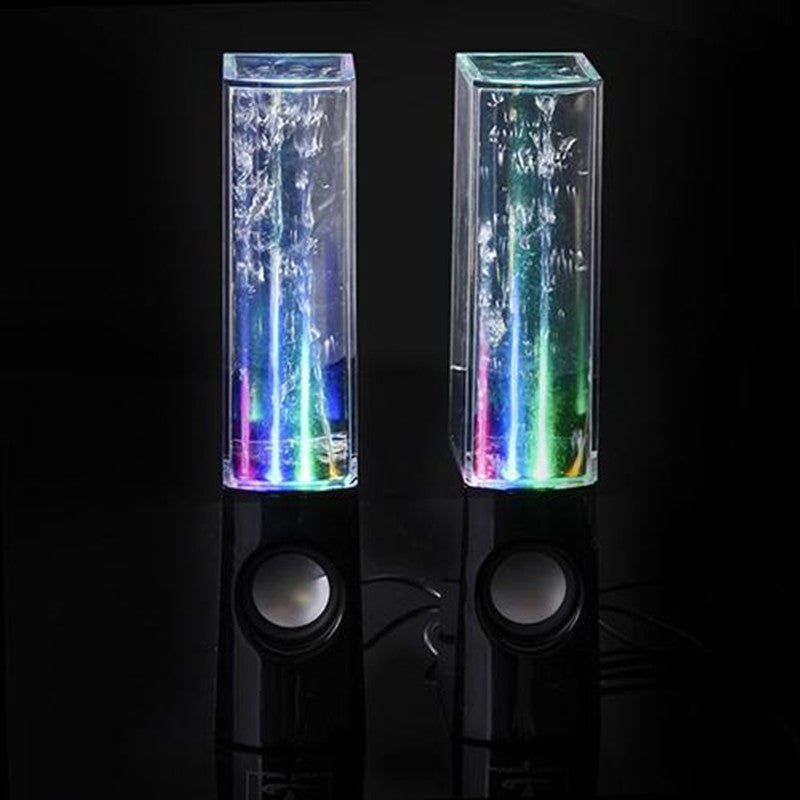 Altavoz LED con Fuente de Agua y Sonido 3D para Ordenador