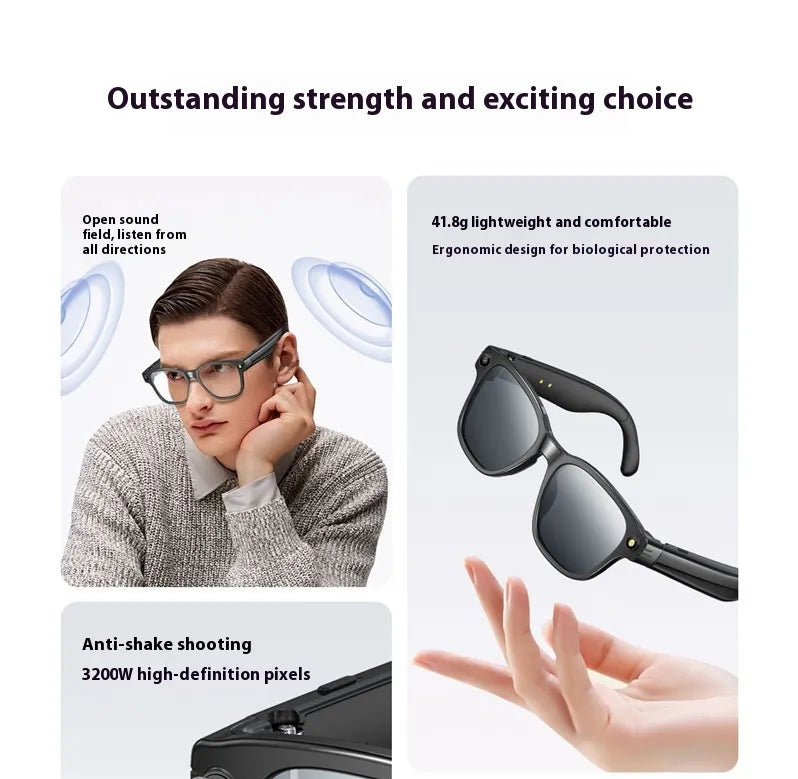 Gafas inteligentes con audio y cámara AI Hyundai L801