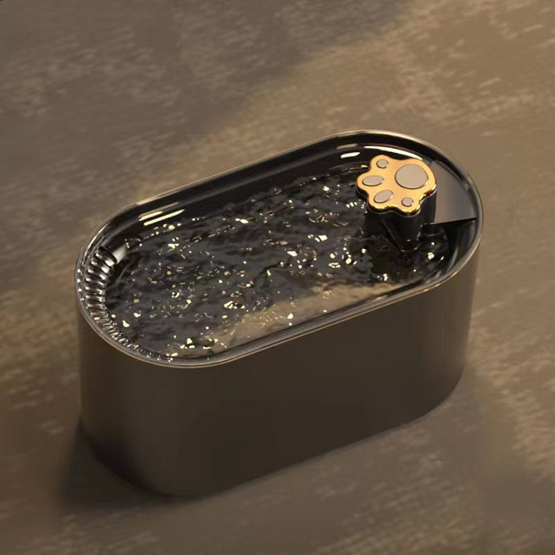 Fuente de Agua 3L para Gatos con Filtro y Luz LED