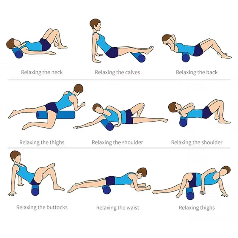 Rodillo De Espuma Para Yoga, Palo De Masaje Eléctrico Vibratorio De 4 Velocidades Para Relajación Muscular, Rodillo De Gatillo, Bloque De Ejercicio De Pilates Recargable