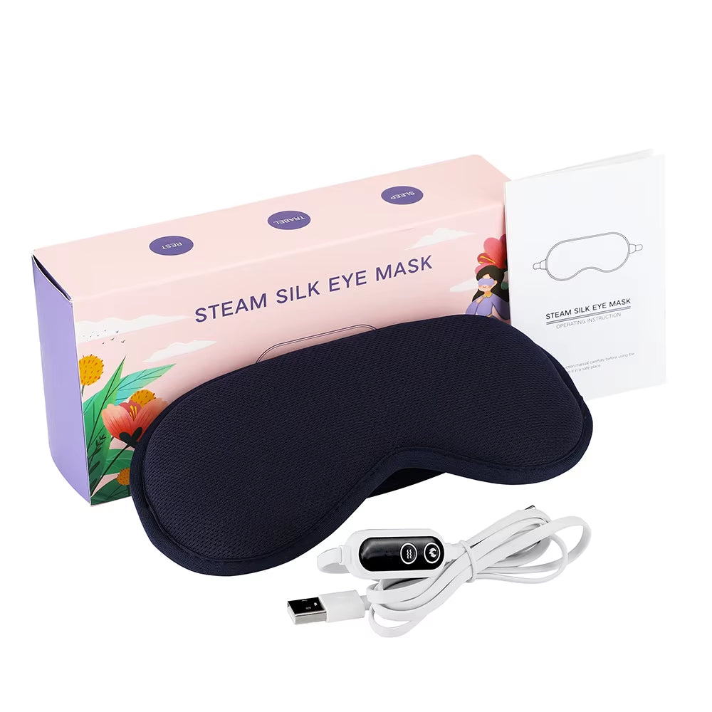 Máscara Ocular Eléctrica con Calor y Vibración 🌙