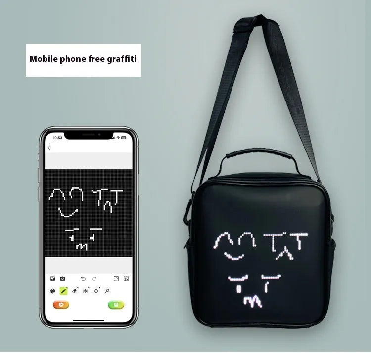 Mochila LED Cuadrada para Publicidad Móvil Exterior