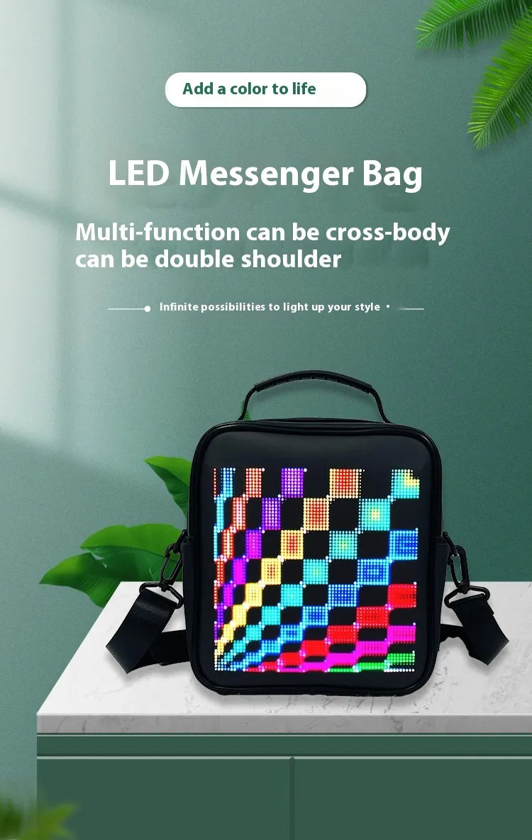 Mochila LED Cuadrada para Publicidad Móvil Exterior