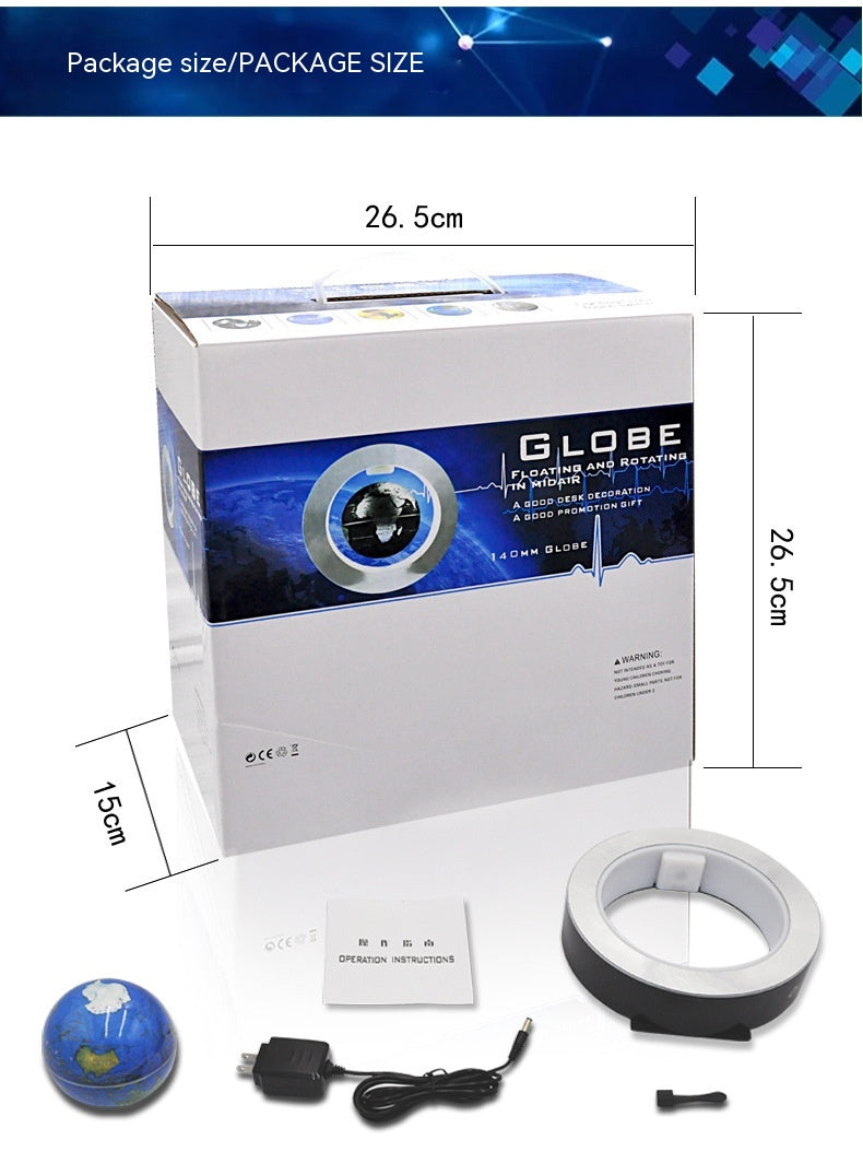 Globo Maglev O-Type con Iluminación LED y Rotación 360°