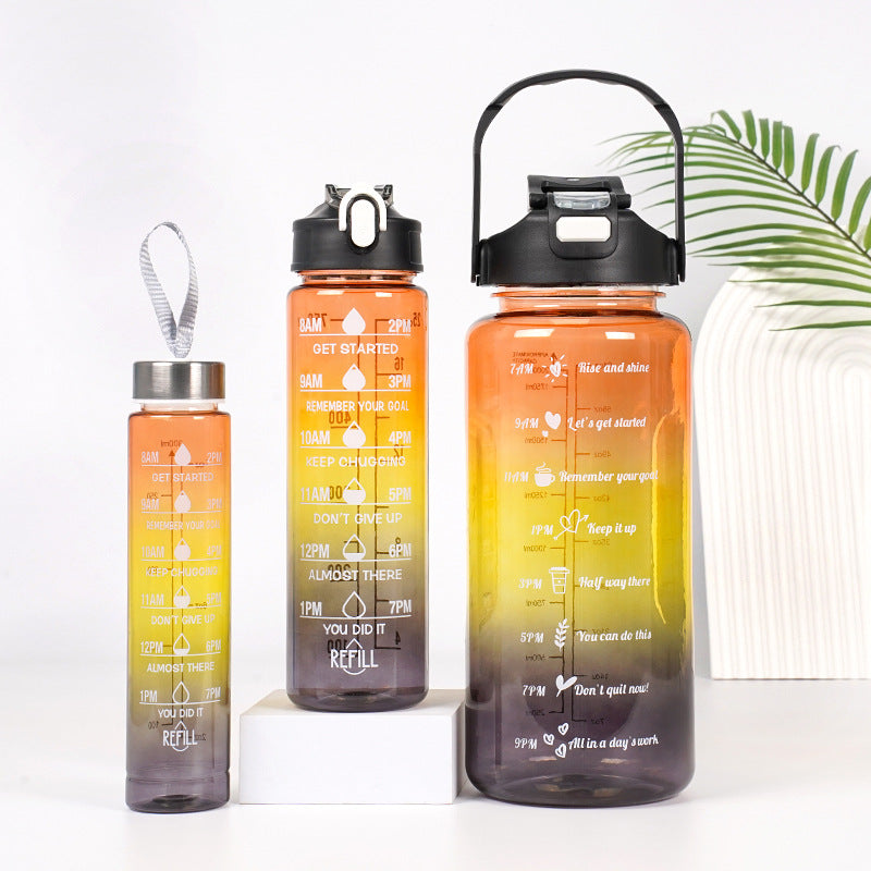 Set de 3 botellas deportivas para deportes al aire libre