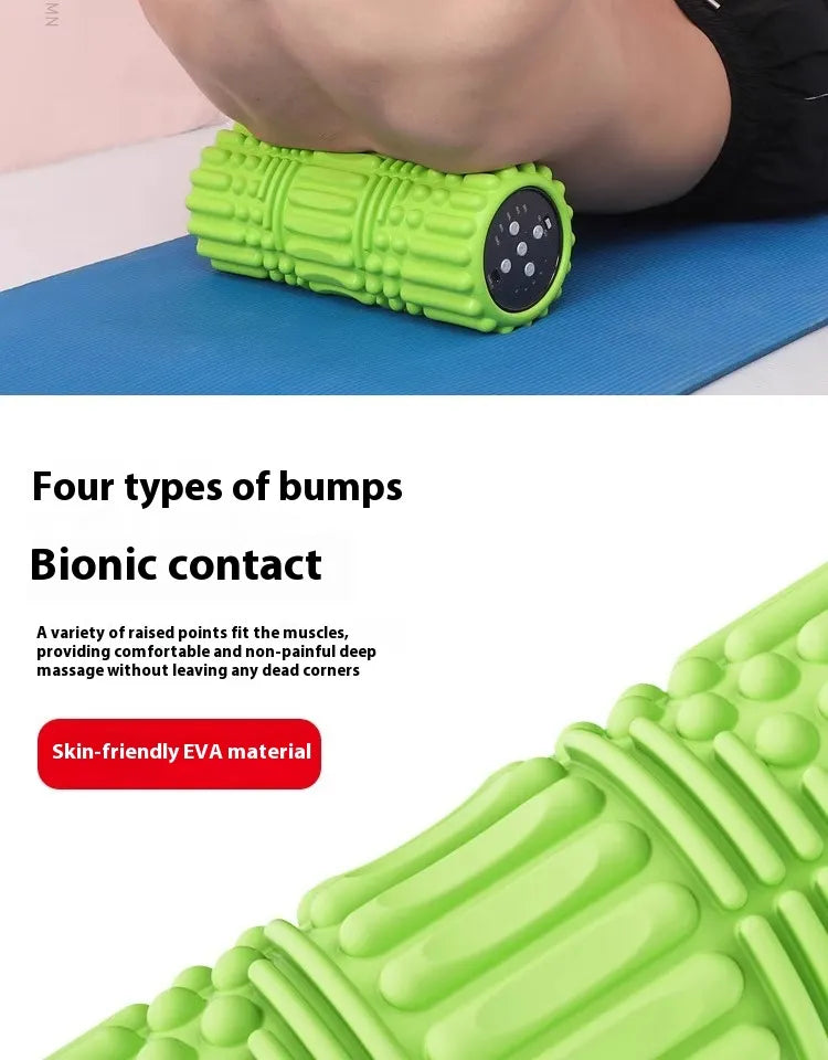 Rodillo vibratorio con altavoz fitness inteligente para yoga