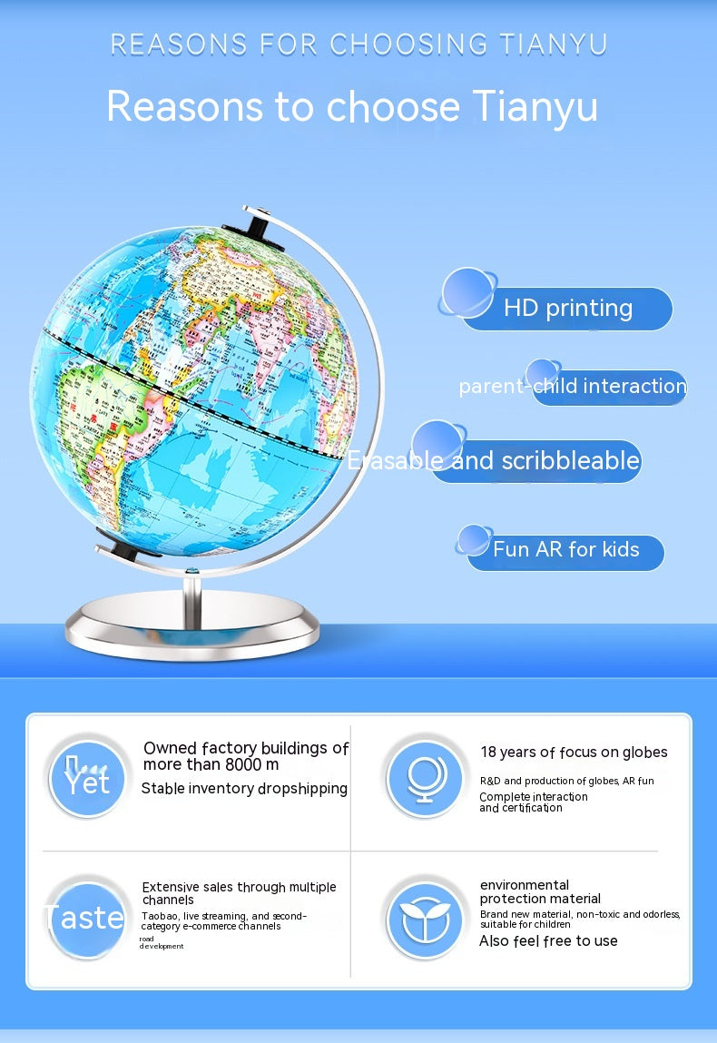 Globo Maglev O-Type con Iluminación LED y Rotación 360°