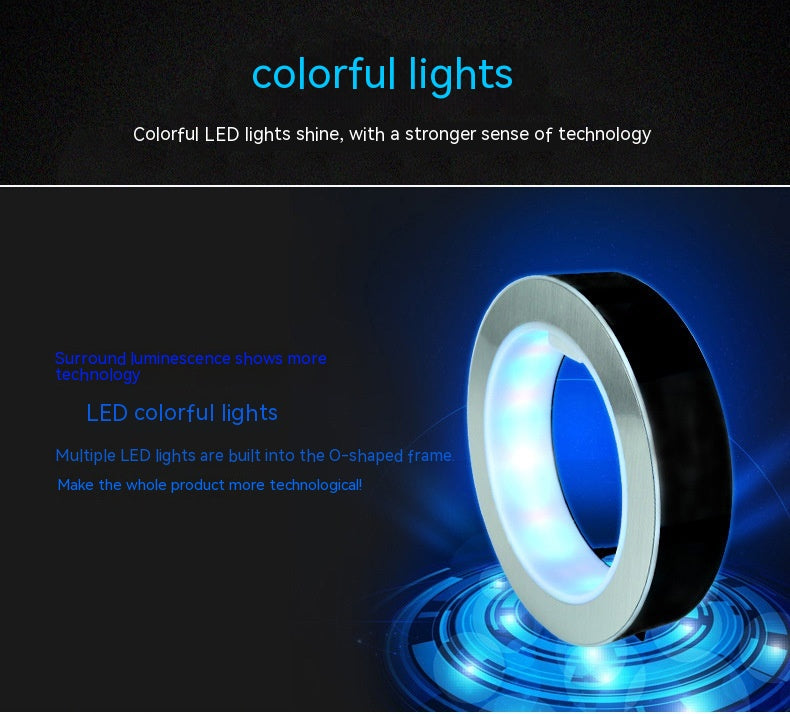 Globo Maglev O-Type con Iluminación LED y Rotación 360°