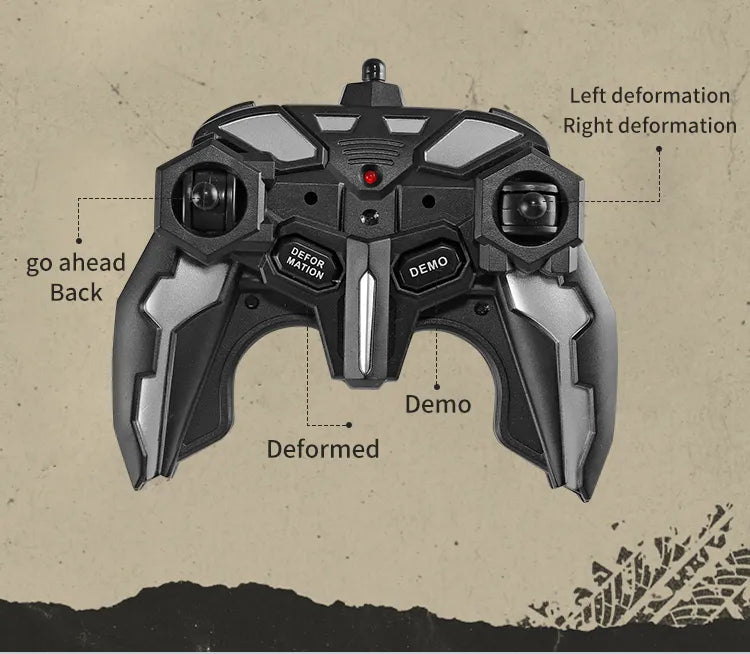 Coche RC acrobático 4WD con control por gestos y LED