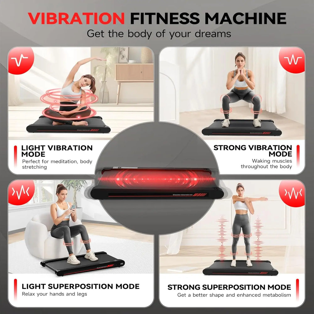 🏃‍♀️ Cinta de Andar 4 en 1 con Plataforma Vibratoria