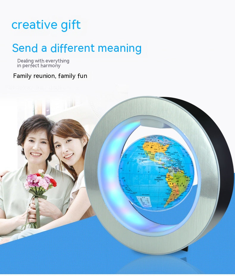 Globo Maglev O-Type con Iluminación LED y Rotación 360°