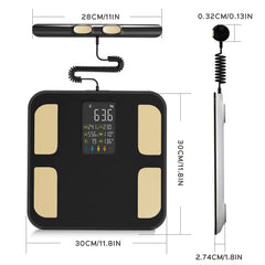 ⚡ Báscula Inteligente Fitdays 8 Electrodos con Análisis Corporal Completo