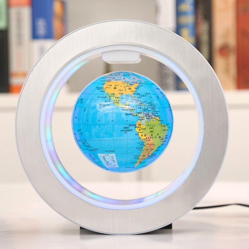 Globo Maglev O-Type con Iluminación LED y Rotación 360°