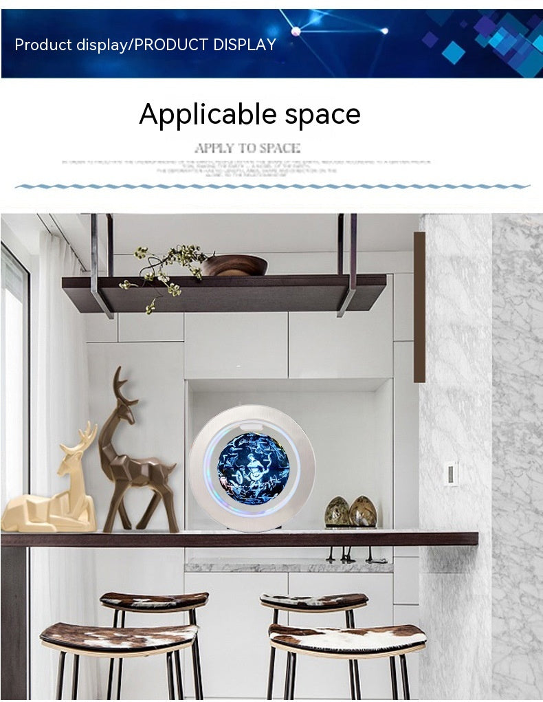 Globo Maglev O-Type con Iluminación LED y Rotación 360°