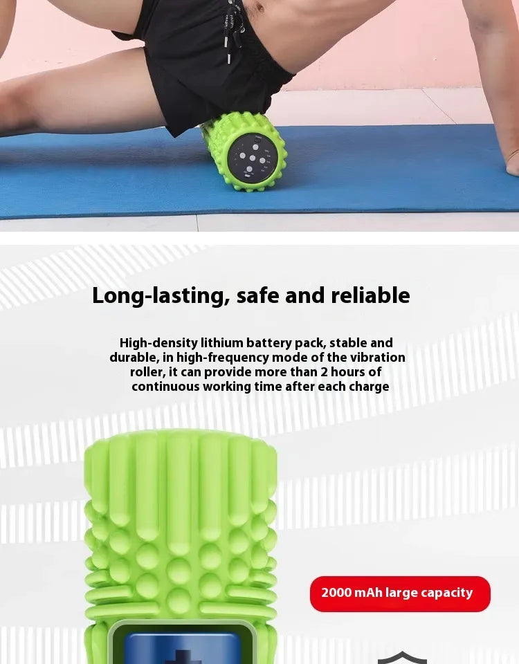 Rodillo vibratorio con altavoz fitness inteligente para yoga
