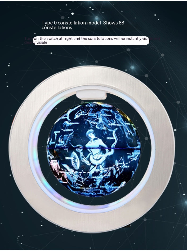 Globo Maglev O-Type con Iluminación LED y Rotación 360°