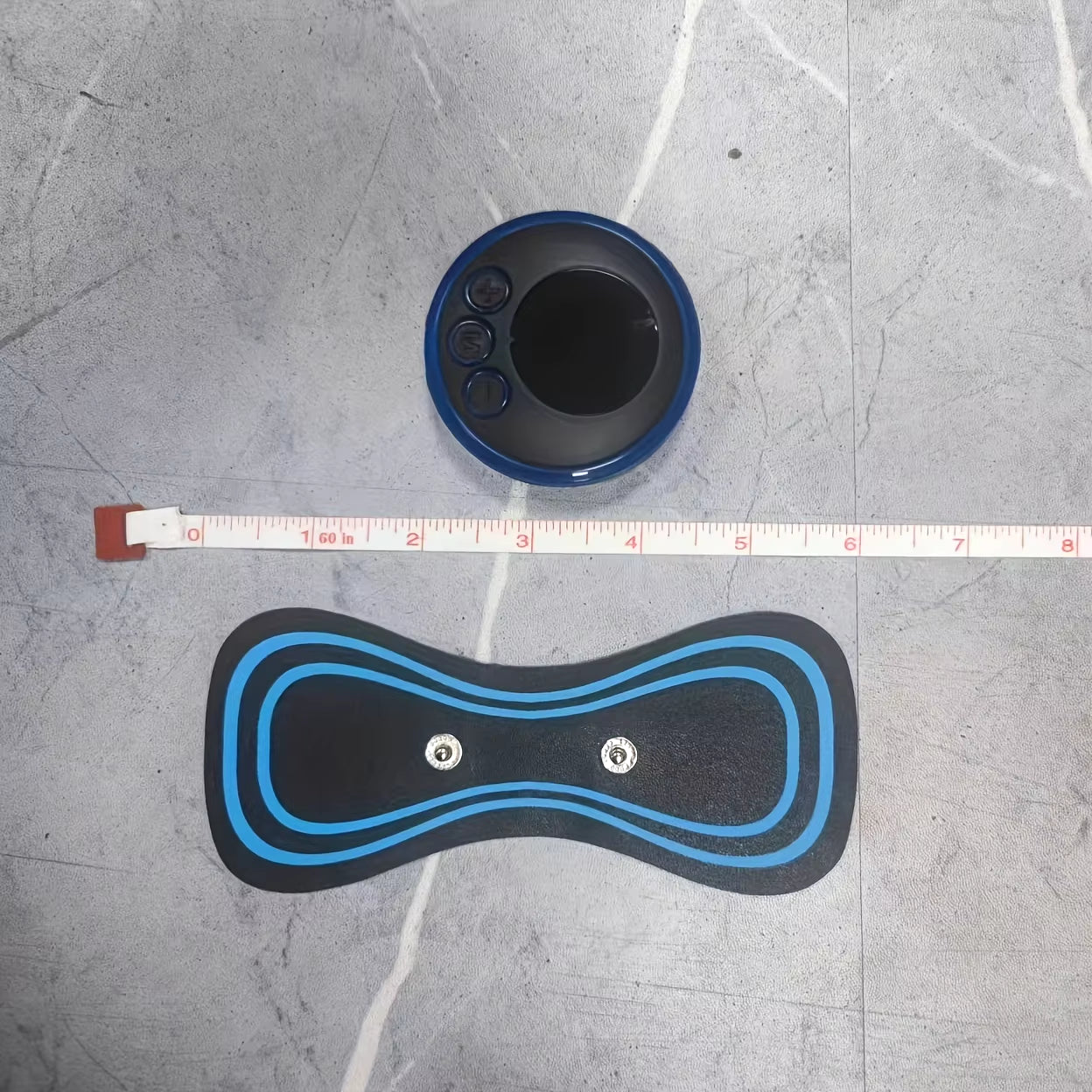 Masajeador De Cuello EMS Con Control Remoto, Mini Parche Cervical Para Espalda, Estimulador, Estera De Masaje, Almohadilla De Gel Portátil, Pegatinas Delgadas