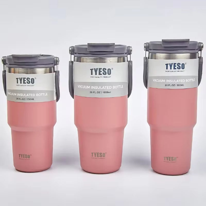 Taza térmica Tyeso de acero inoxidable 600 ml | Termo café y agua