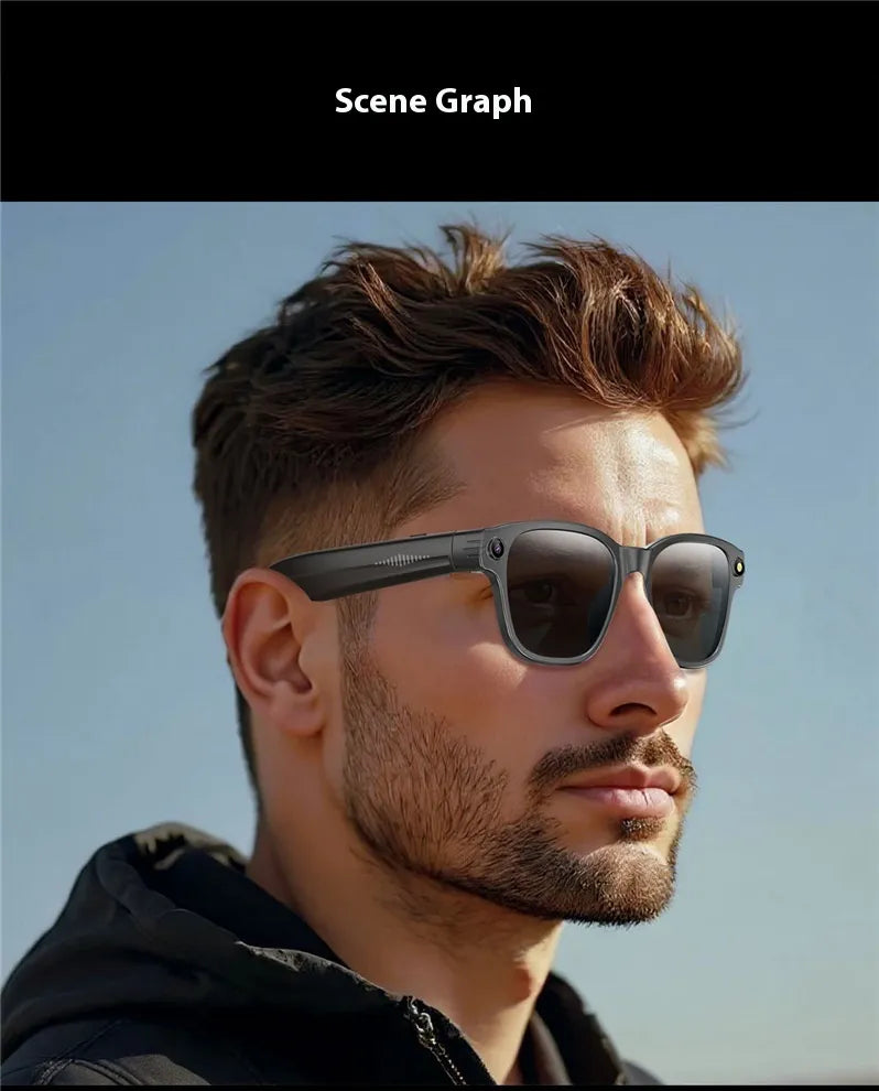 Gafas inteligentes con audio y cámara AI Hyundai L801