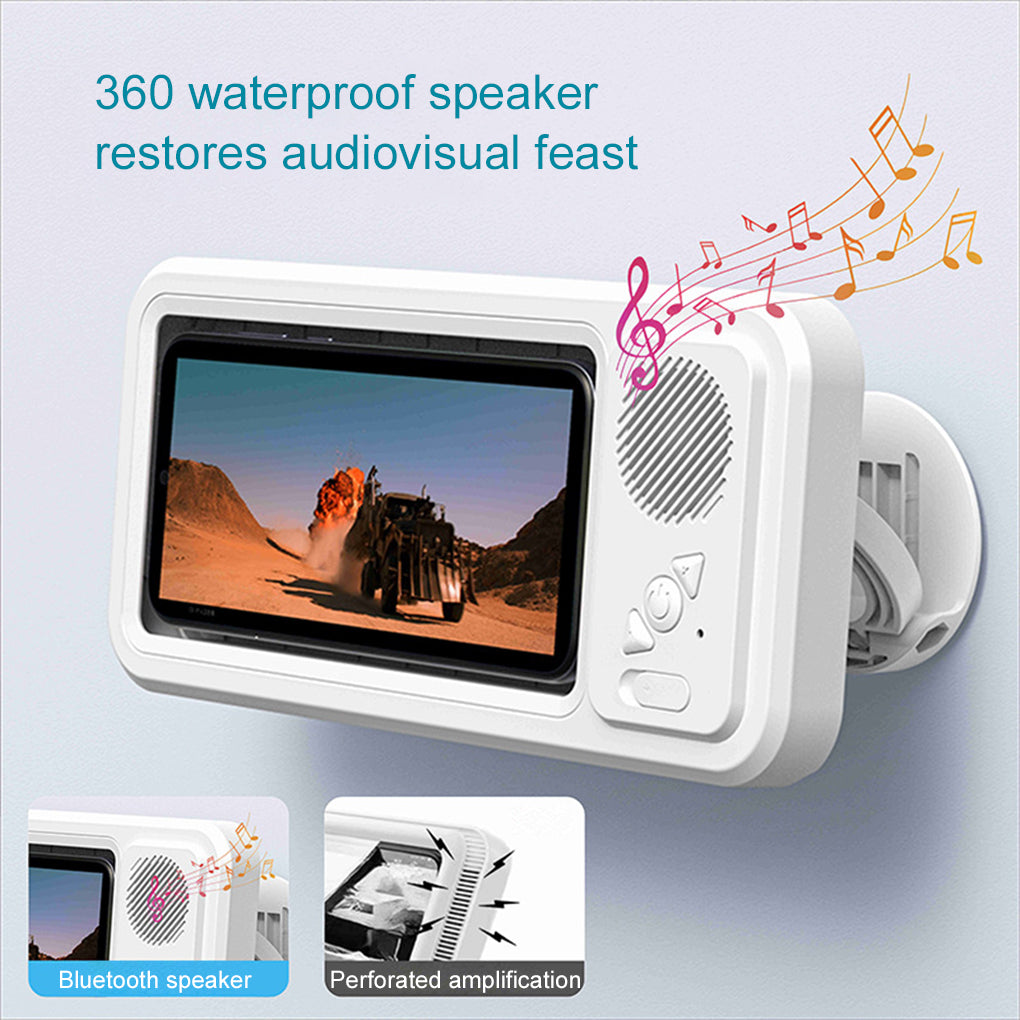 Soporte impermeable con altavoz Bluetooth hogar inteligente