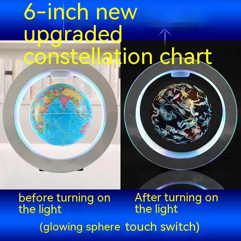 Globo Maglev O-Type con Iluminación LED y Rotación 360°