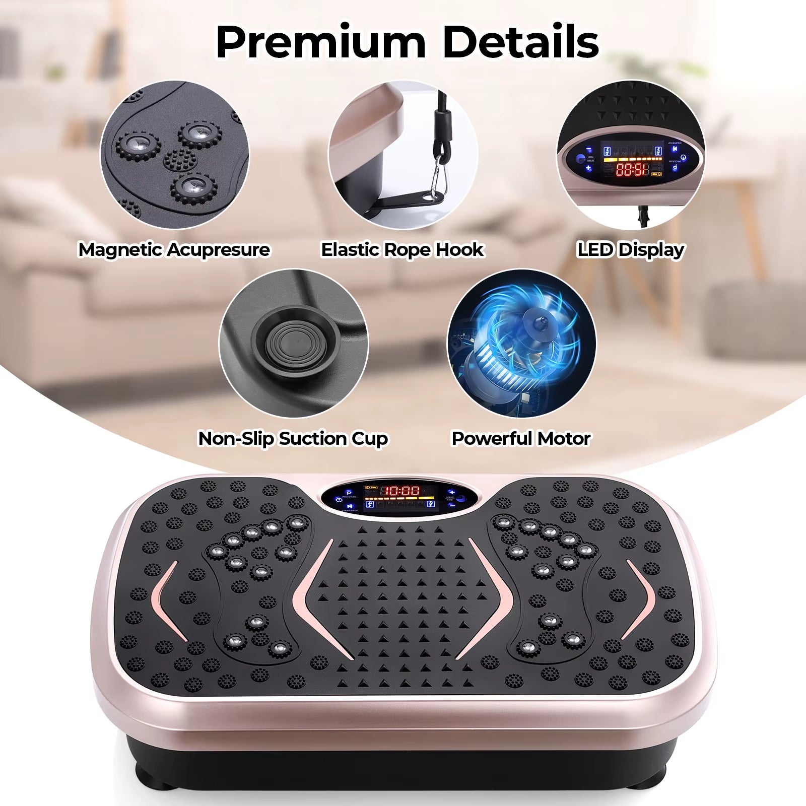 Plataforma Vibratoria Fitness para Drenaje Linfático 💪