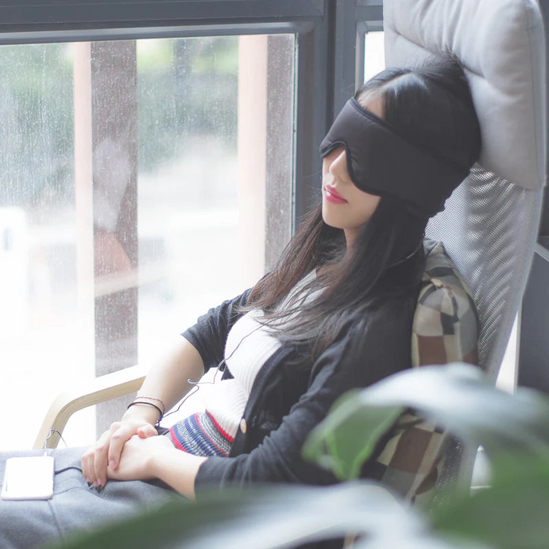 Máscara de Sueño Inteligente con Auriculares Bluetooth | Lavable 🎧