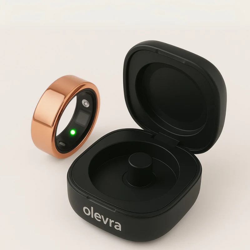 Anillo inteligente ESTG R5 con monitoreo de salud y sueño