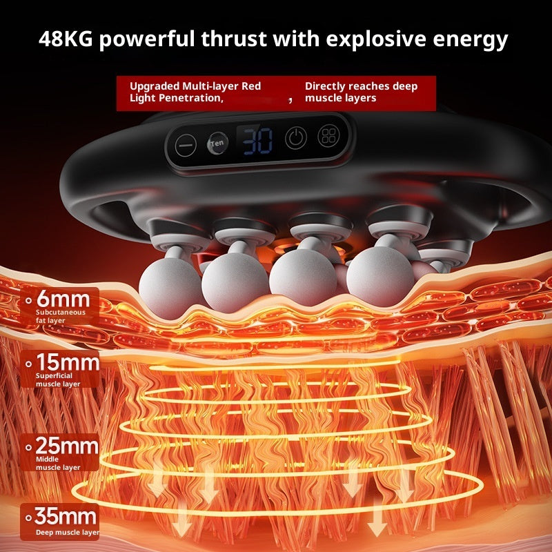 Masajeador muscular eléctrico multi-cabezal de tejido profundo