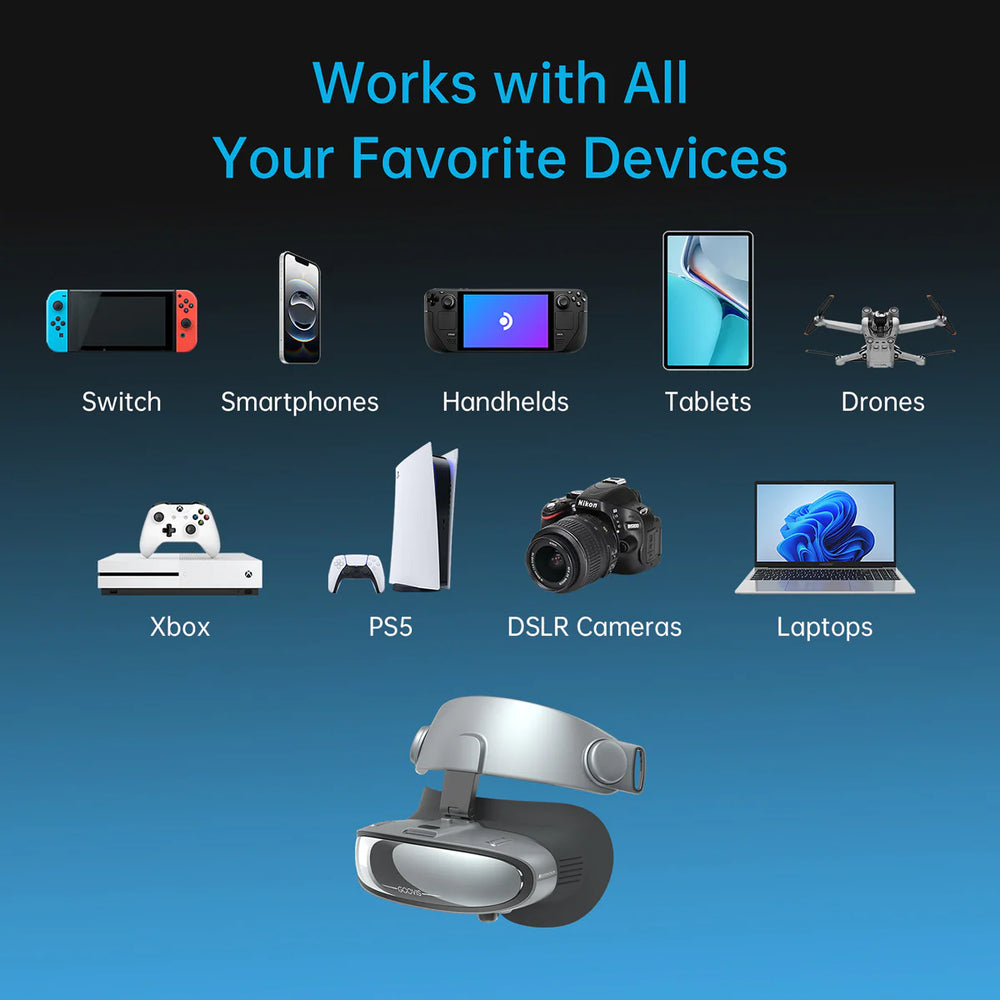 GOOVIS G3X - Gafas VR OLED 3D ultraligeras