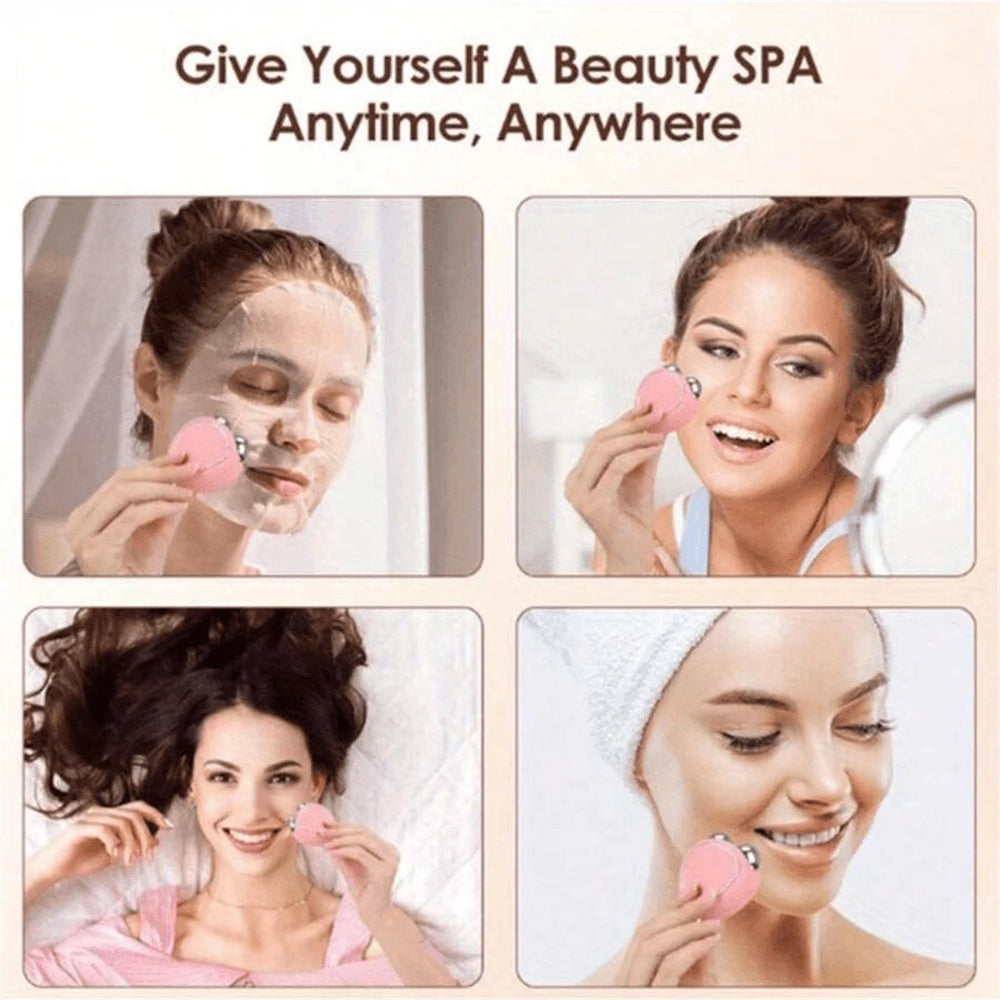 Dispositivo facial microcorriente recargable antiedad