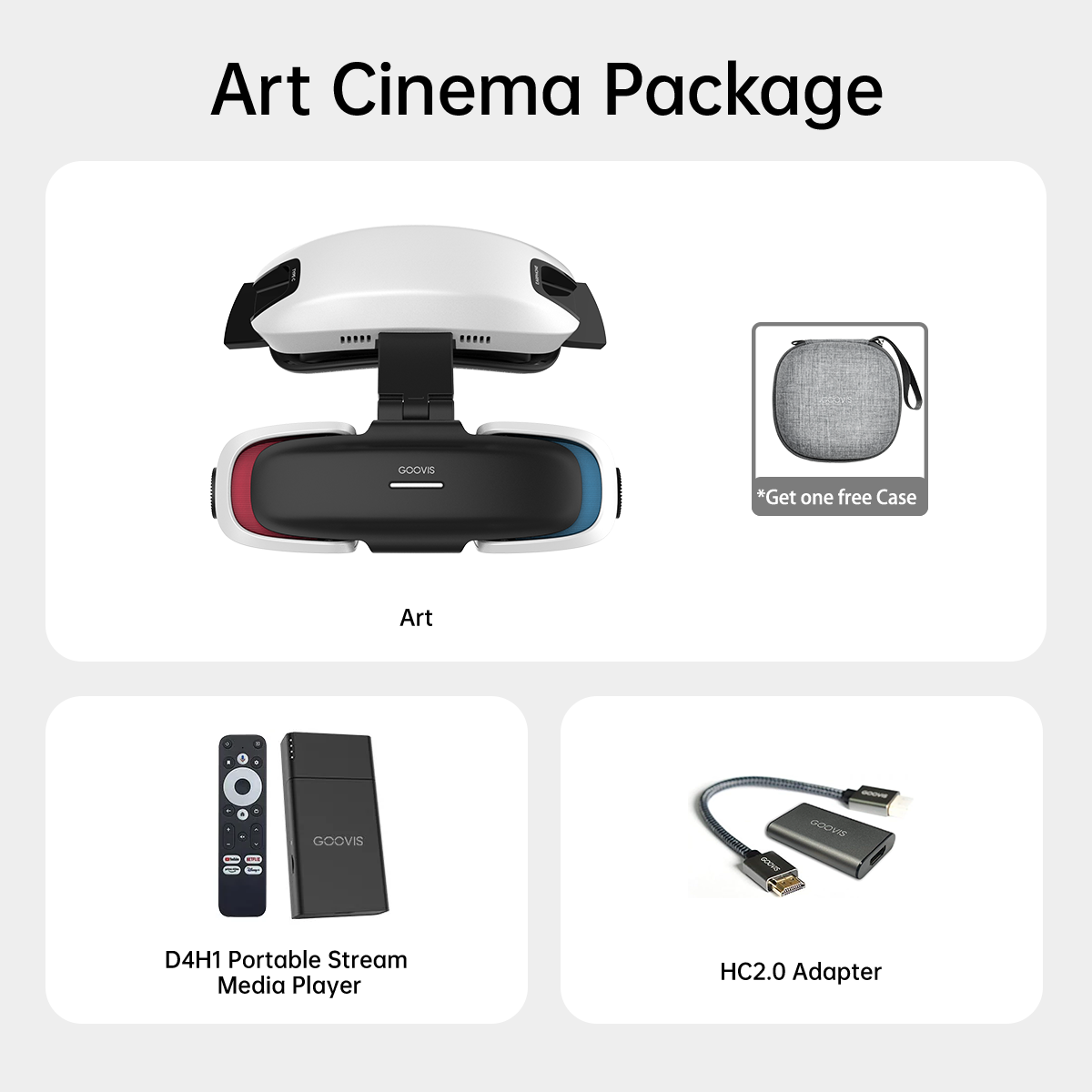 GOOVIS Art - AR Video Glasses