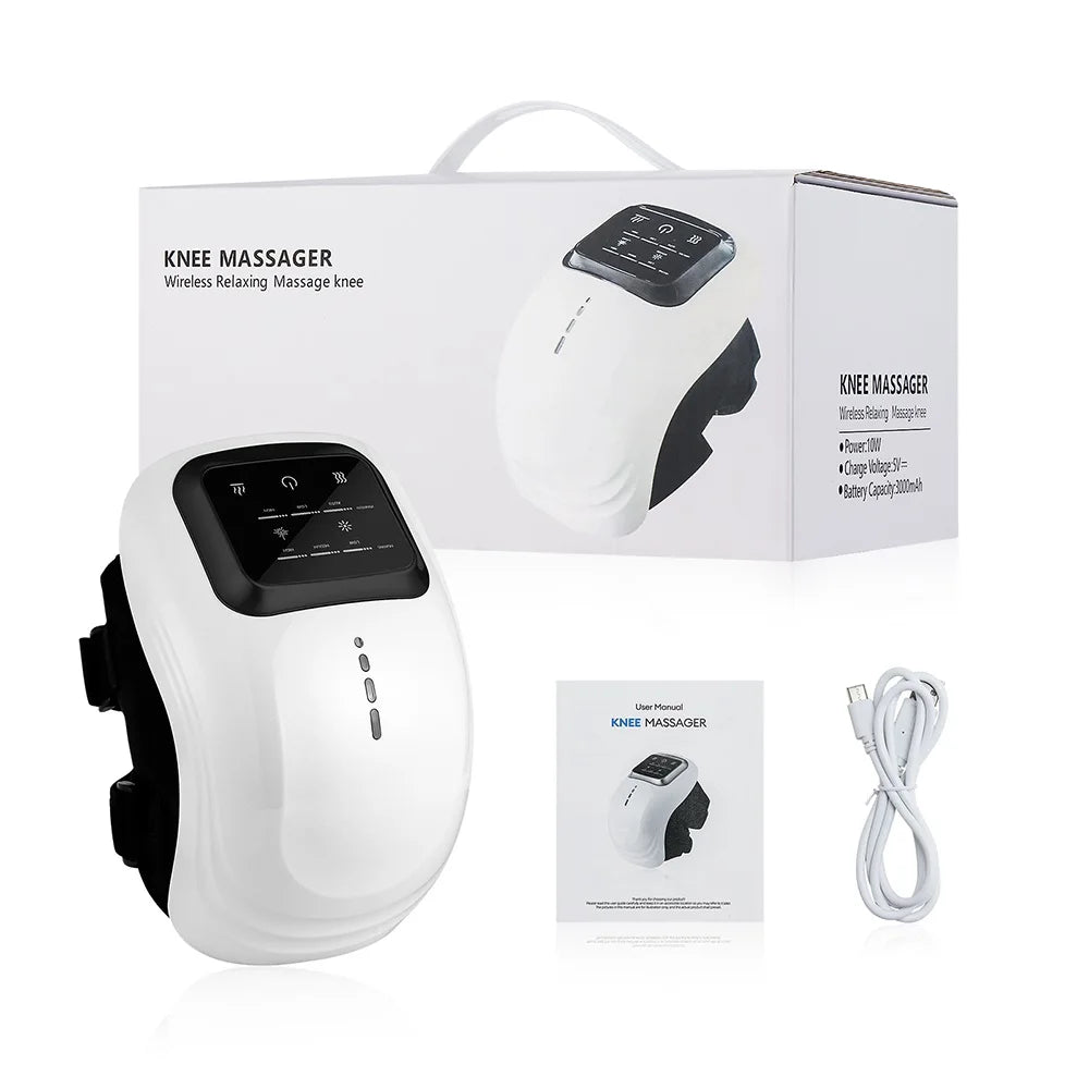 Masajeador inteligente de rodilla con calor y vibración