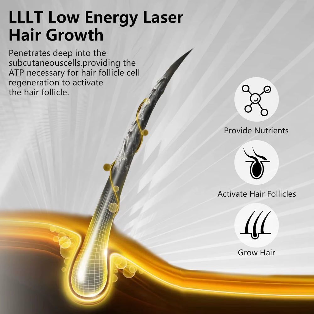 Peine láser JITESY para crecimiento capilar y masaje anticaída