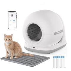 Caja de arena automática inteligente para gatos 75 L con APP