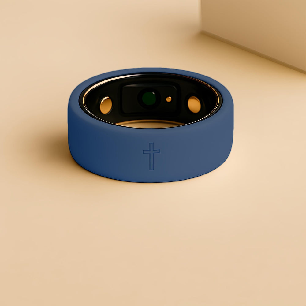 Funda de silicona cruz para Oura Ring / Galaxy Ring