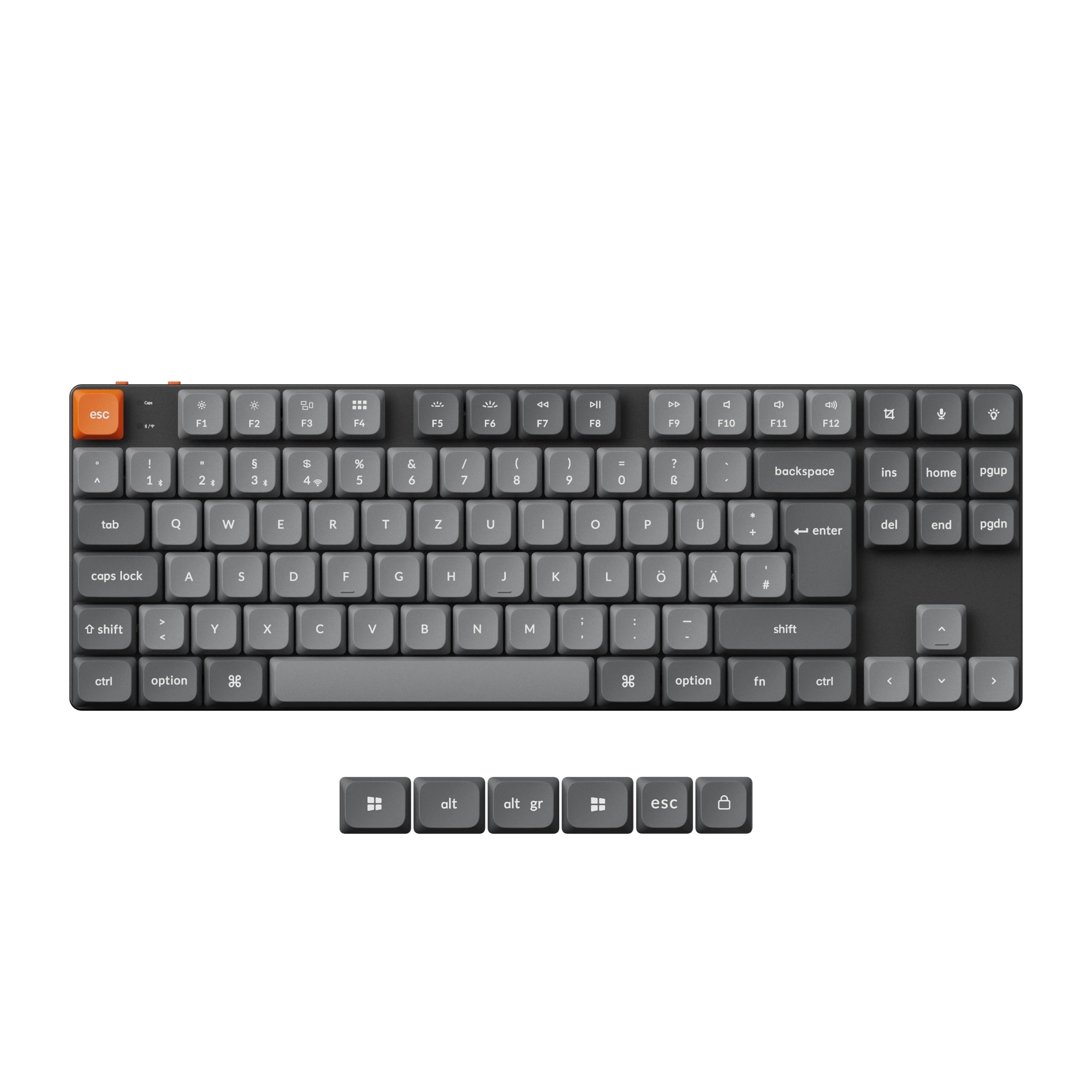 Teclado Mecánico Inalámbrico Gateron K17 Max RGB ANSI