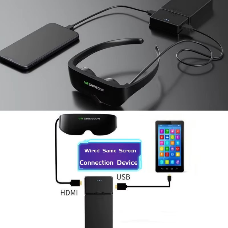 Gafas VR SHINECON AI08Pro IMAX 3D con WiFi y Bluetooth